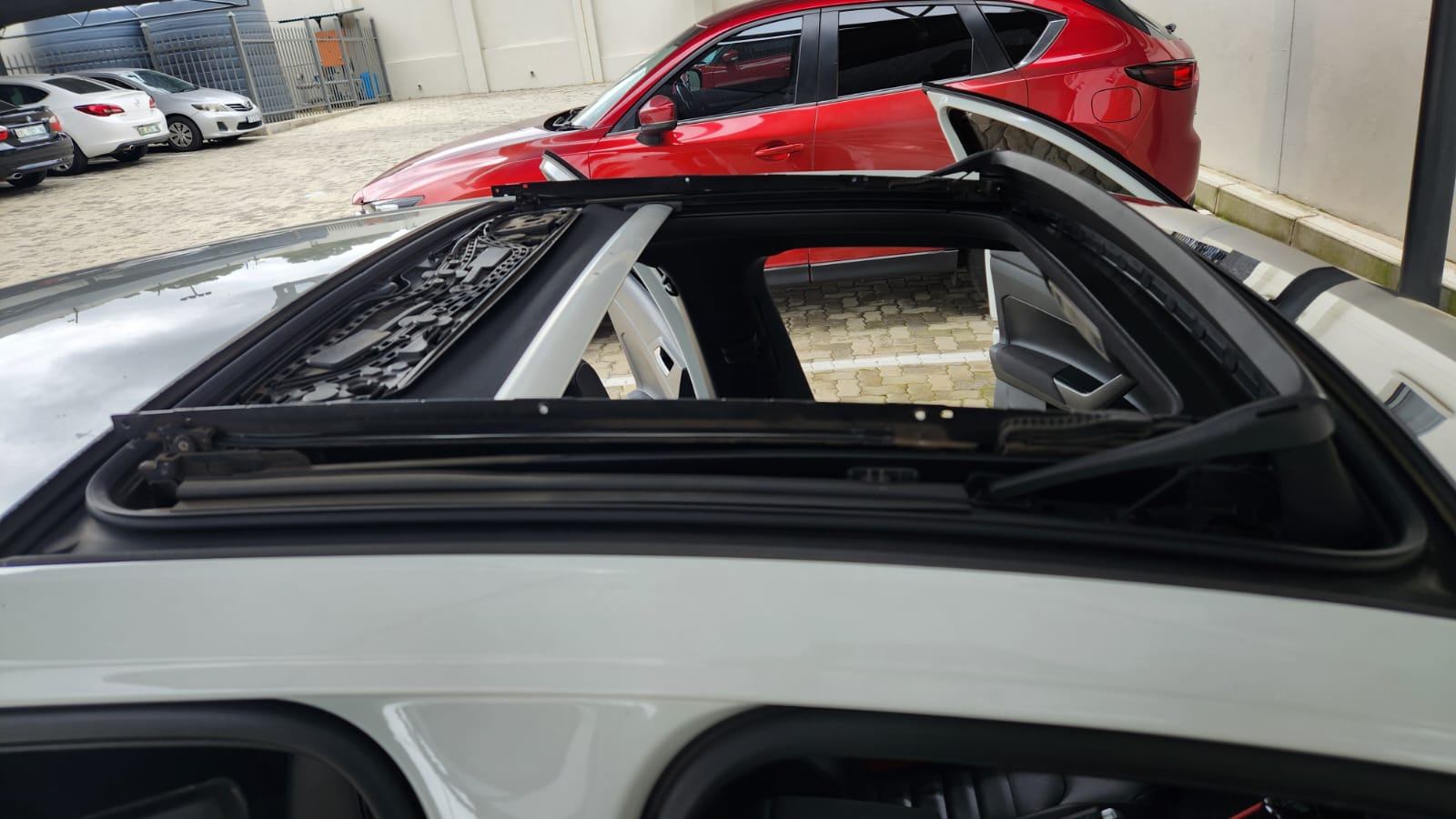 Sunroof guide rail and track mechanism repair